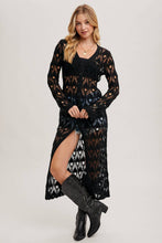 Load image into Gallery viewer, Charlene Button Down Crochet Cardigan