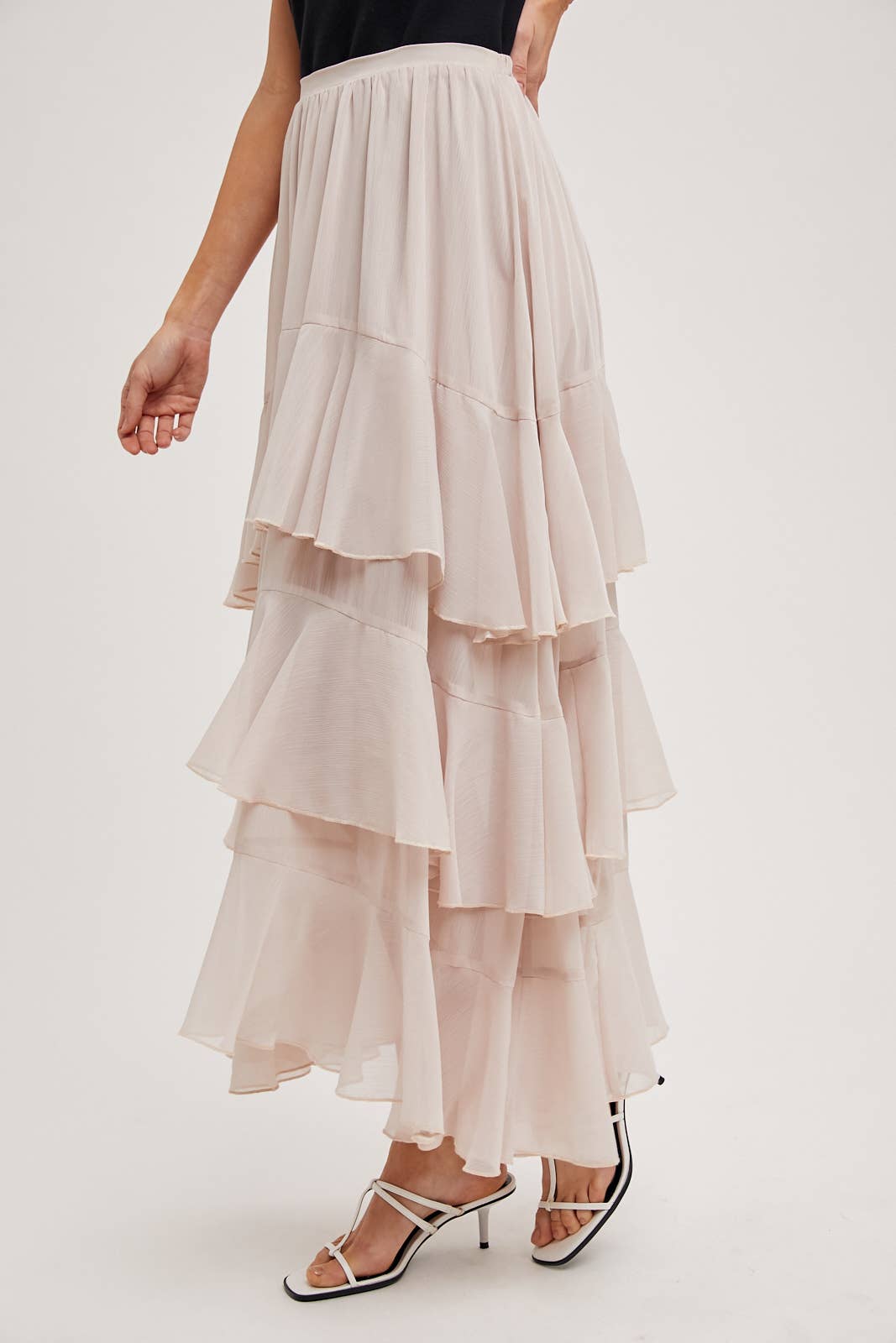 Stella Lined Tiered Skirt