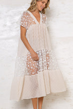 Load image into Gallery viewer, Retro Lace Overlay Dress