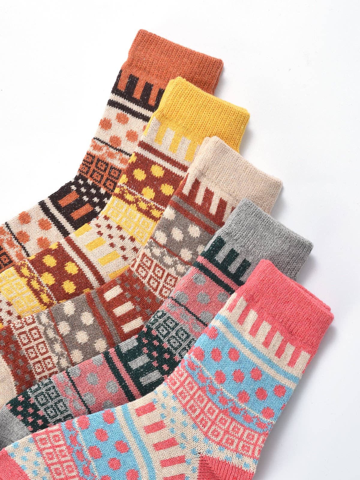 Bohemian Wool-Blend Socks