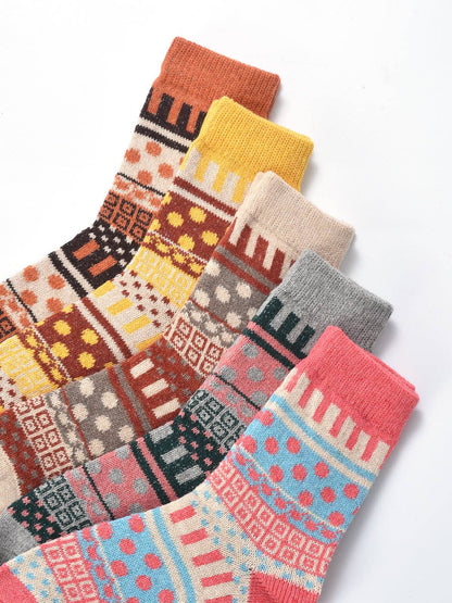Bohemian Wool-Blend Socks