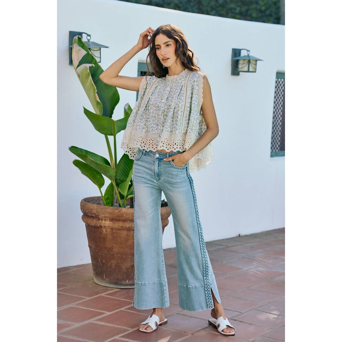 Carmen Braided Split Seam Jeans
