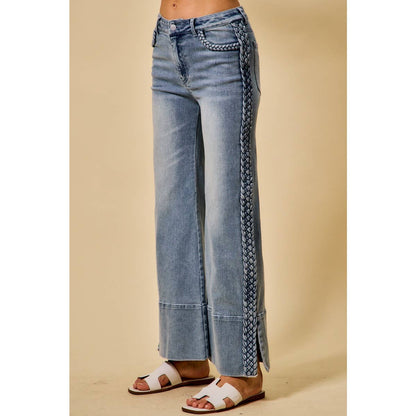 Carmen Braided Split Seam Jeans