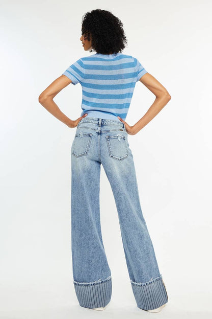 Kancan Jax Wide Cuffed Denim