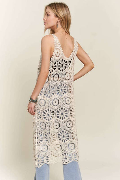 Sandra Crochet Cover-up Tunic