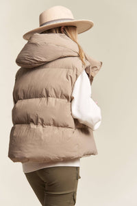 Carrin Hooded Puffy Vest