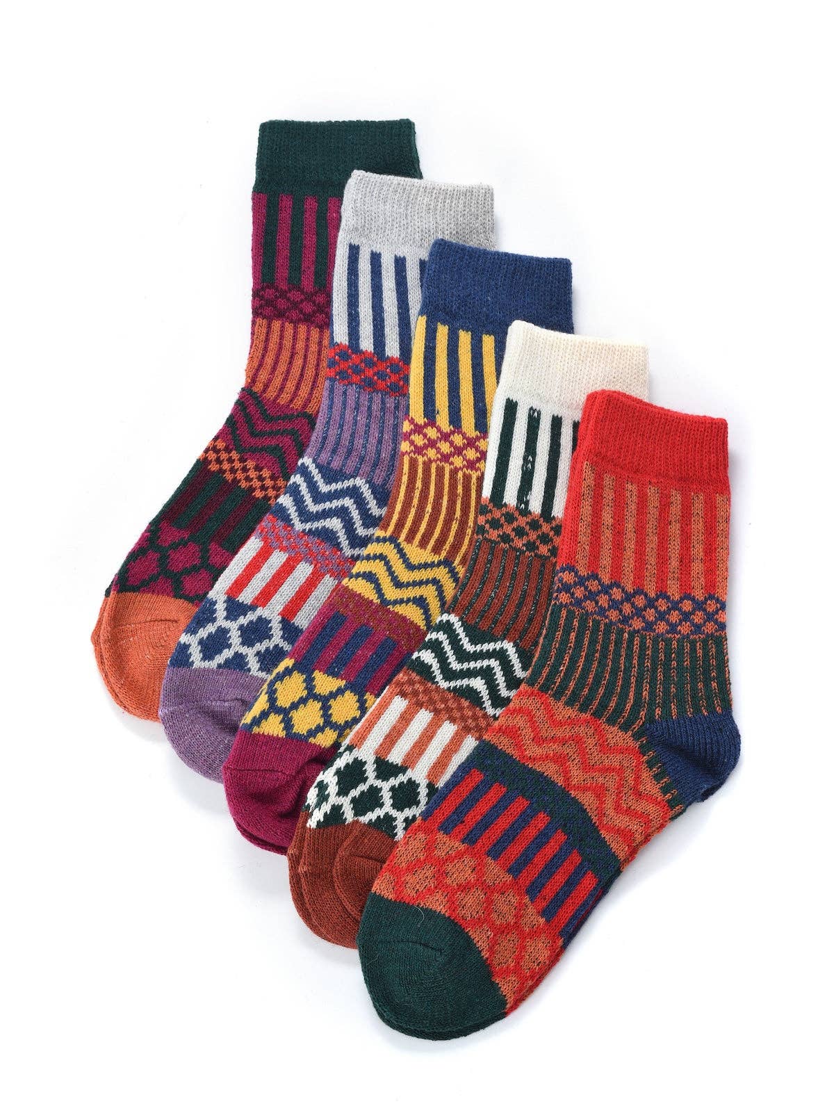 Bohemian Wool-Blend Socks