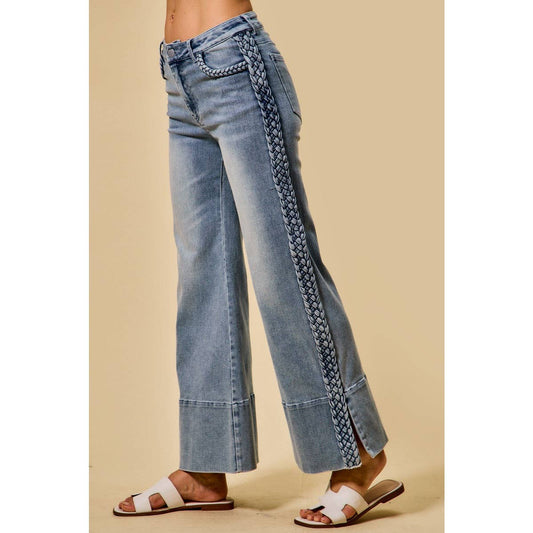 Carmen Braided Split Seam Jeans