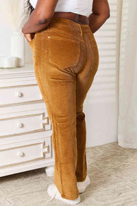 Judy Blue Cami Boot Cut Corduroy Pants- Camel