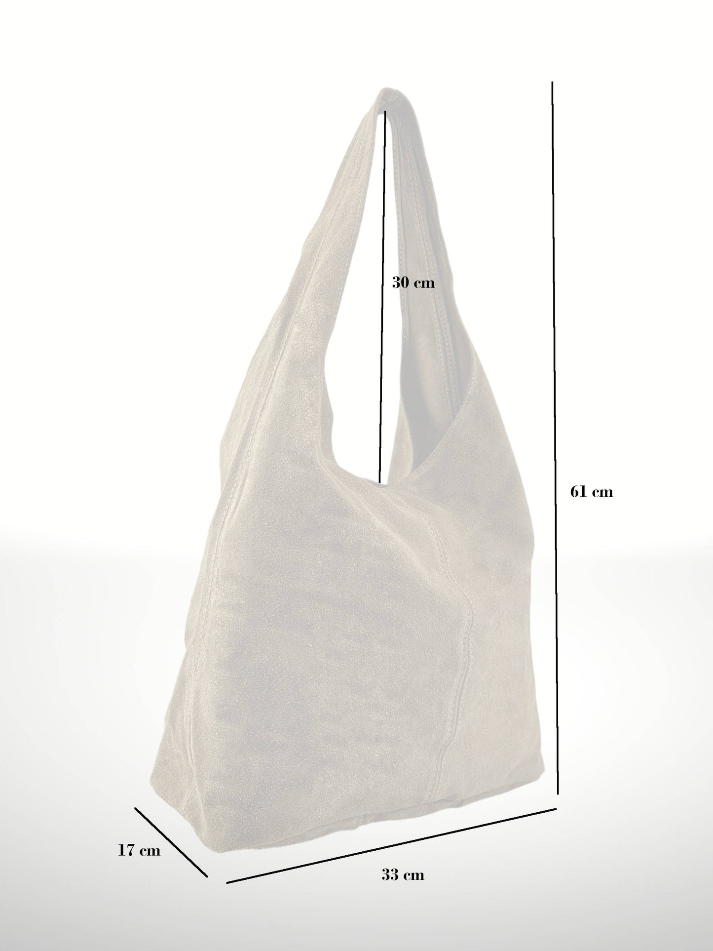 Silvia Suede leather bag
