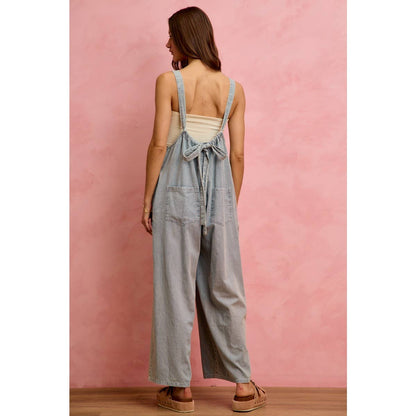 Tied & True Denim Romper