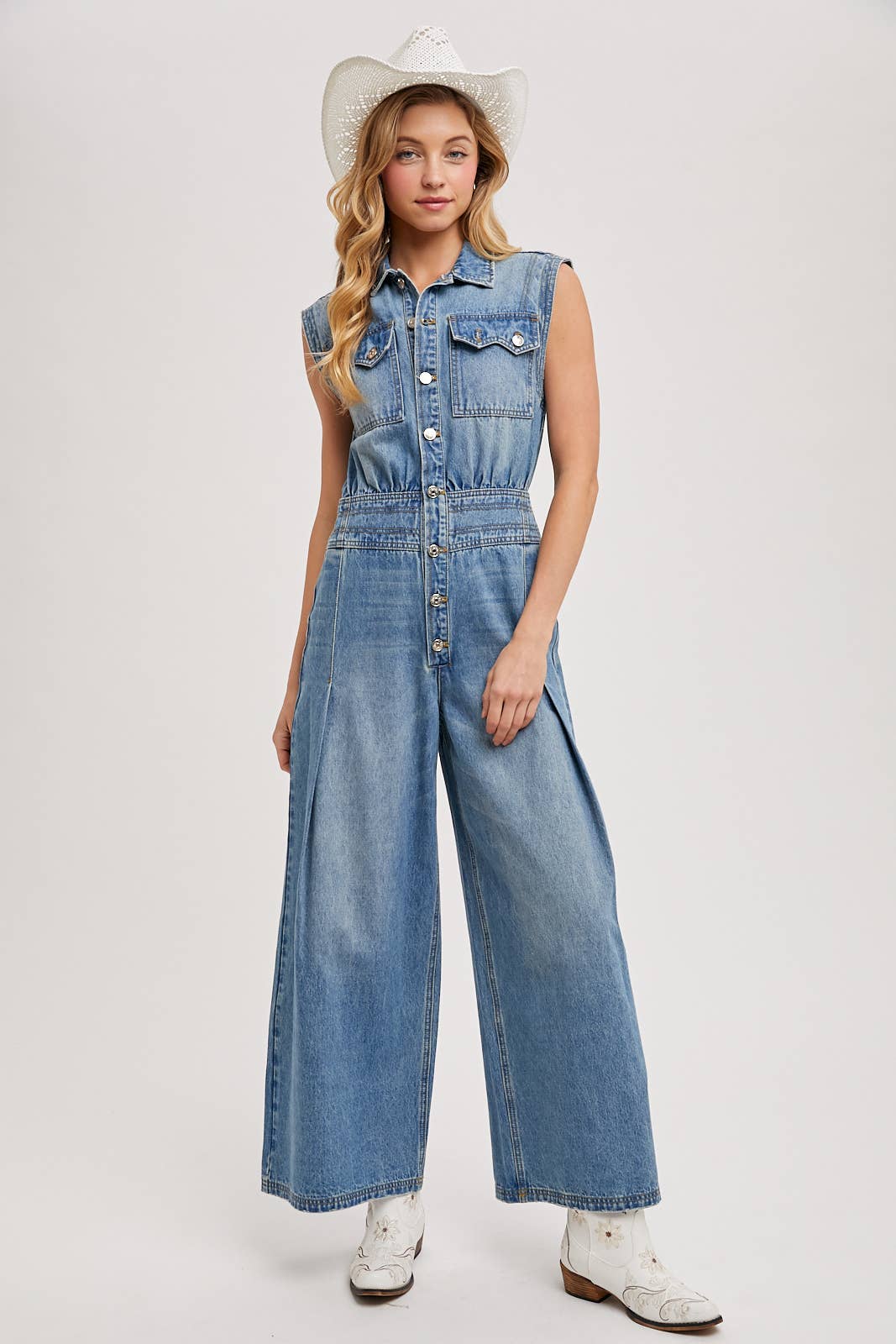 Not Your Basic Denim Jumpsuit