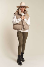 Load image into Gallery viewer, Carrin Hooded Puffy Vest