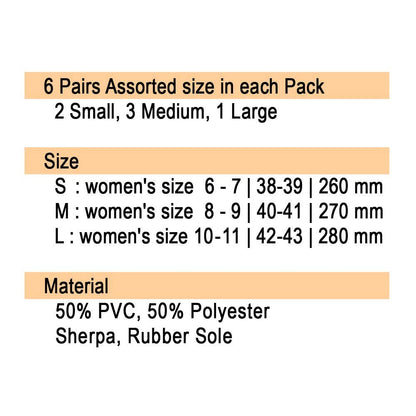 Bow Accent Fuzzy Plush Home Indoor Floor Slippers