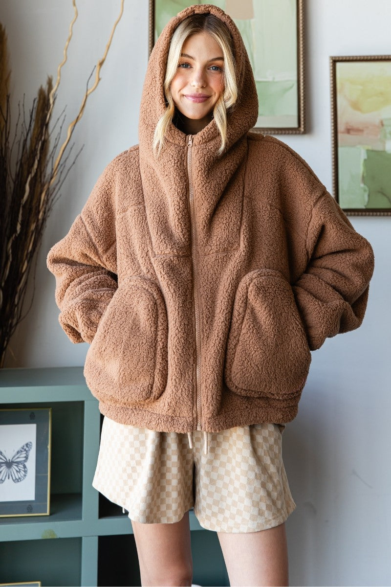 Teddy Oversize Fleece Jacket