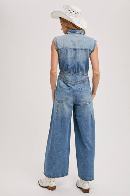 Not Your Basic Denim Jumpsuit