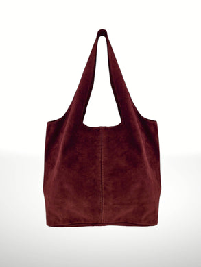 Giannina Suede leather shoulder bag