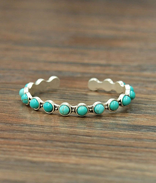 710836, Turquoise Cuff Bracelet