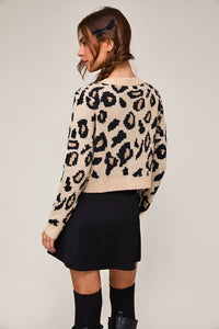 Leopard Ribbon Cardigan