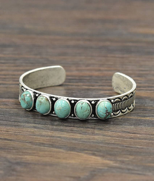 711063, Turquoise Cuff Bracelet