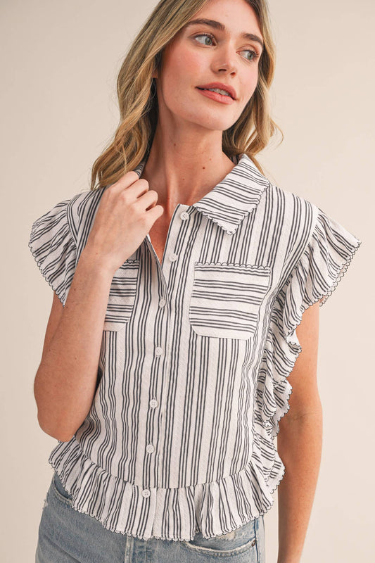 Scalloped Trim Top