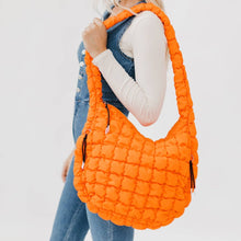 Load image into Gallery viewer, Carmen Quilted Hobo Tote Bag