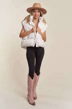 Load image into Gallery viewer, Carrin Hooded Puffy Vest