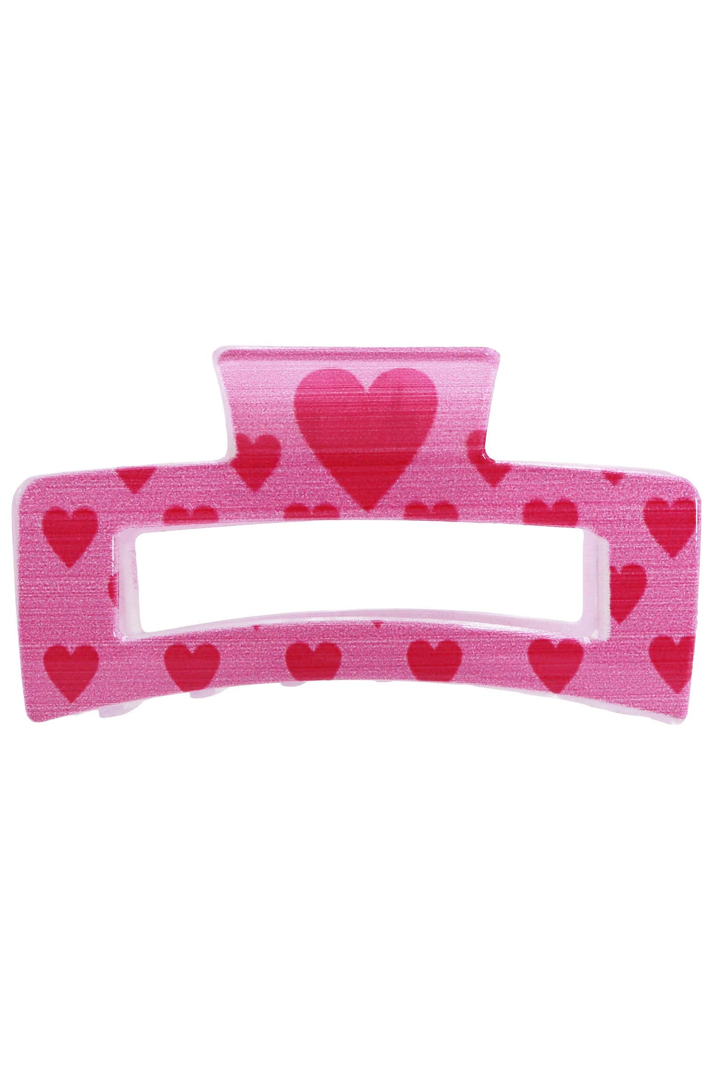 Romantic Love Heart Hollow Block Hair Claw