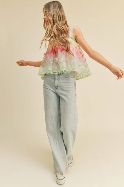 Butterfly Kisses 3D Top