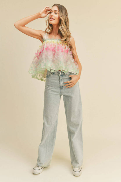 Butterfly Kisses 3D Top