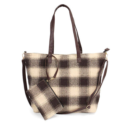Buffalo Plaid Check   Weekender Tote Bag