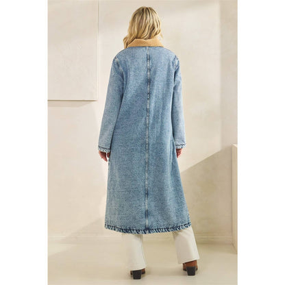 Colorado Lined Long Denim Jacket