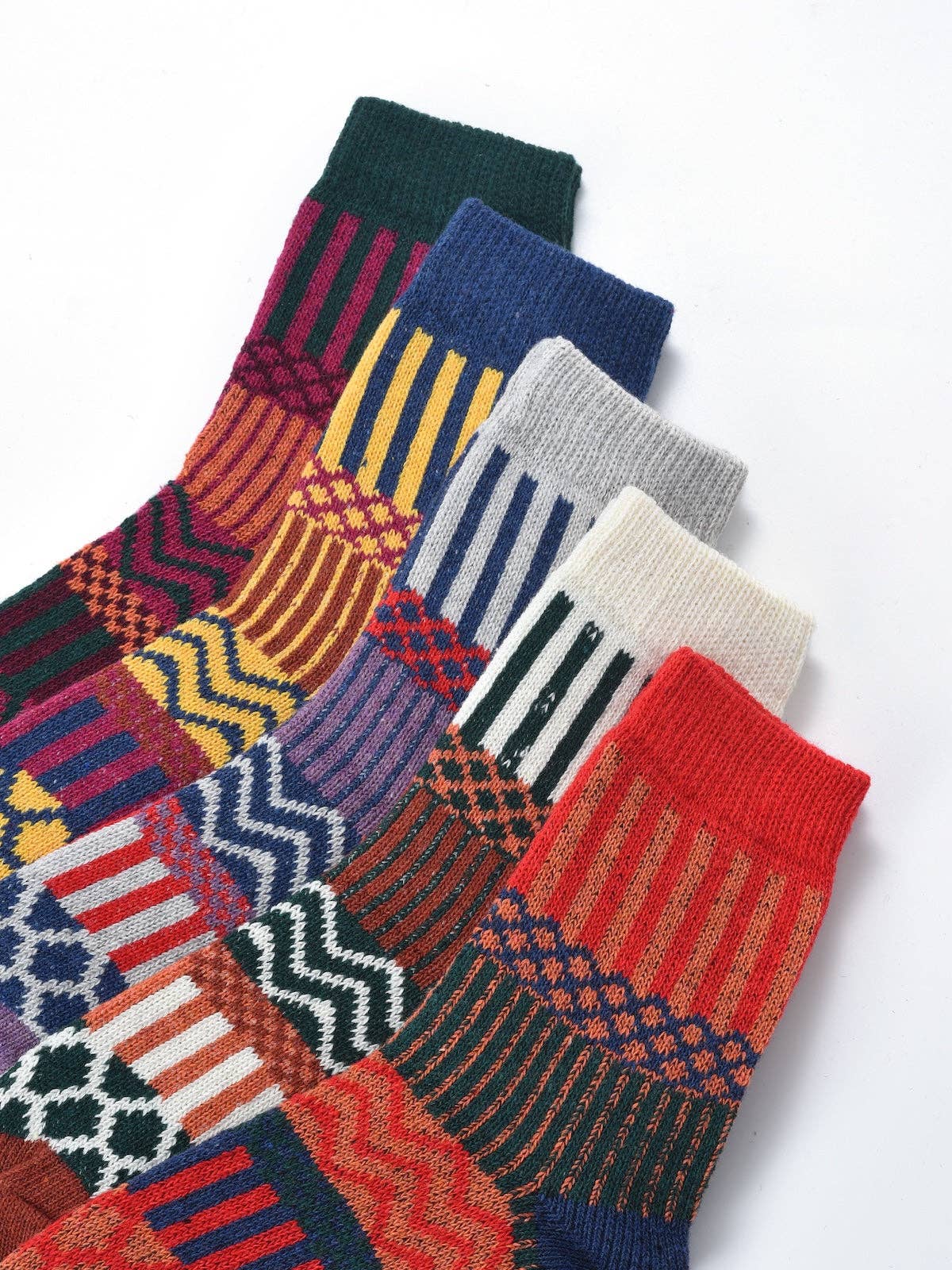 Bohemian Wool-Blend Socks