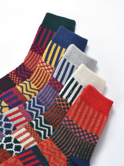 Bohemian Wool-Blend Socks