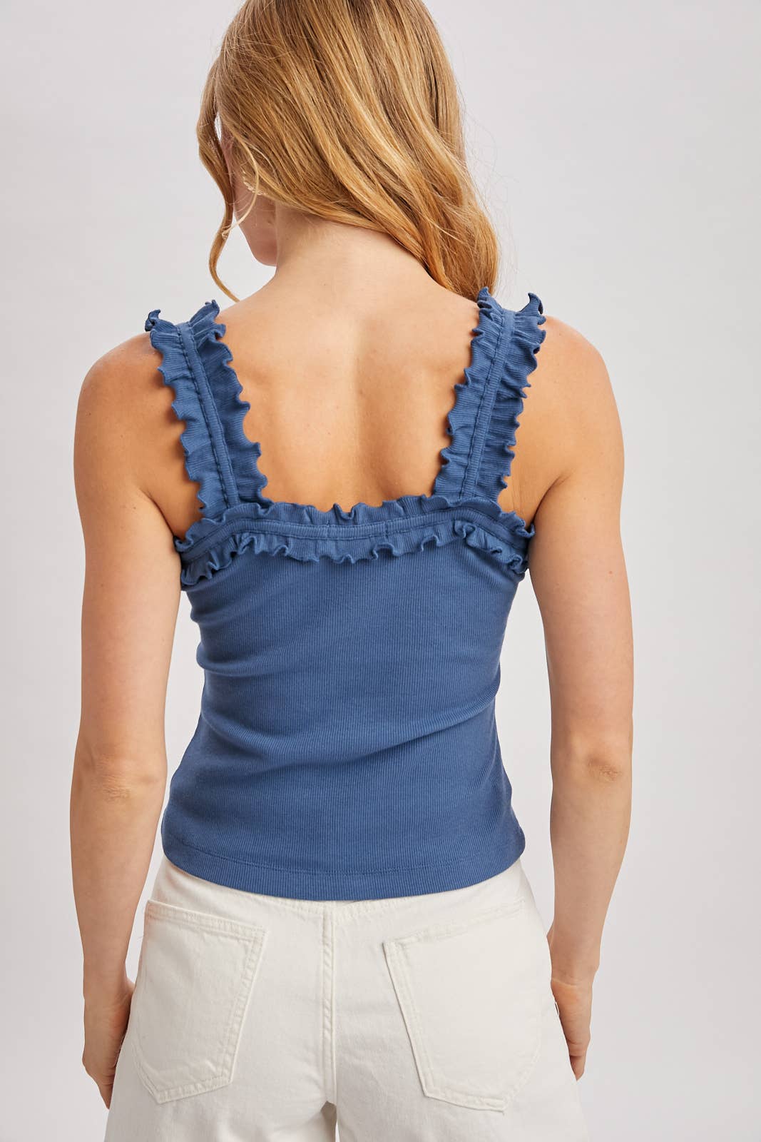 Meghan Ruffle Tank