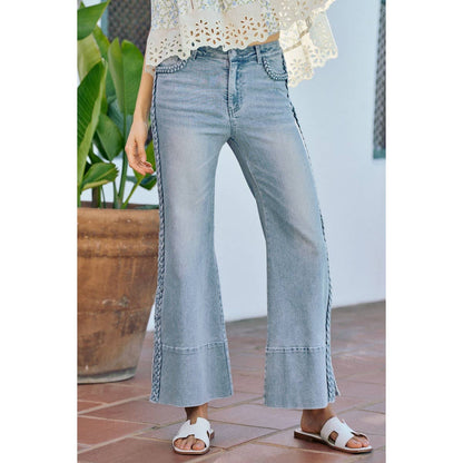 Carmen Braided Split Seam Jeans