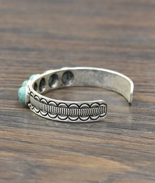 711063, Turquoise Cuff Bracelet