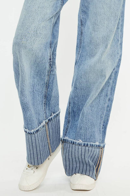 Kancan Jax Wide Cuffed Denim