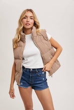 Load image into Gallery viewer, Hana Corded Puffer Vest