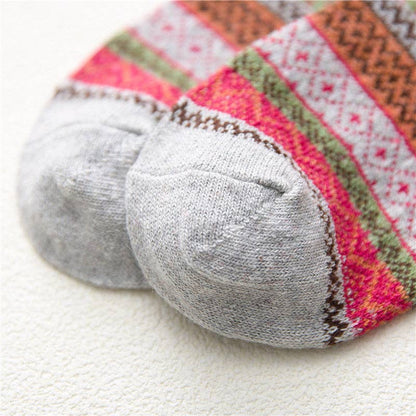 Bohemian Style Wool-Blend Socks
