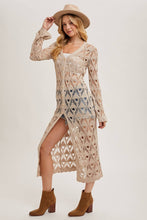 Load image into Gallery viewer, Charlene Button Down Crochet Cardigan