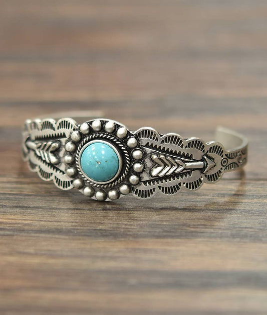 710921, Turquoise Cuff Bracelet