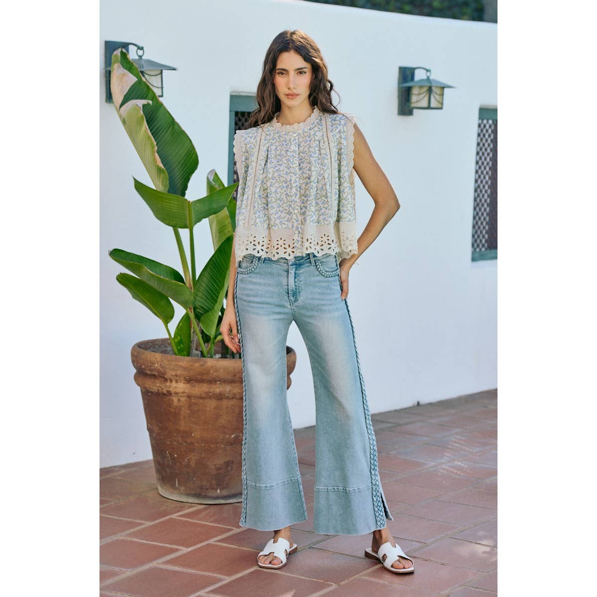 Carmen Braided Split Seam Jeans
