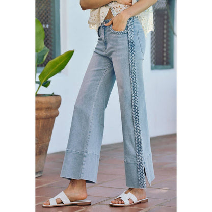 Carmen Braided Split Seam Jeans