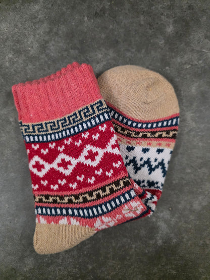 Bohemian Wool-Blend Socks