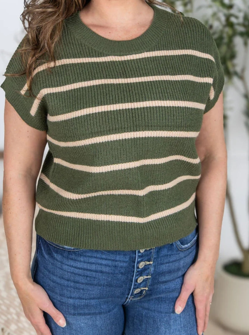 September Striped Sweater