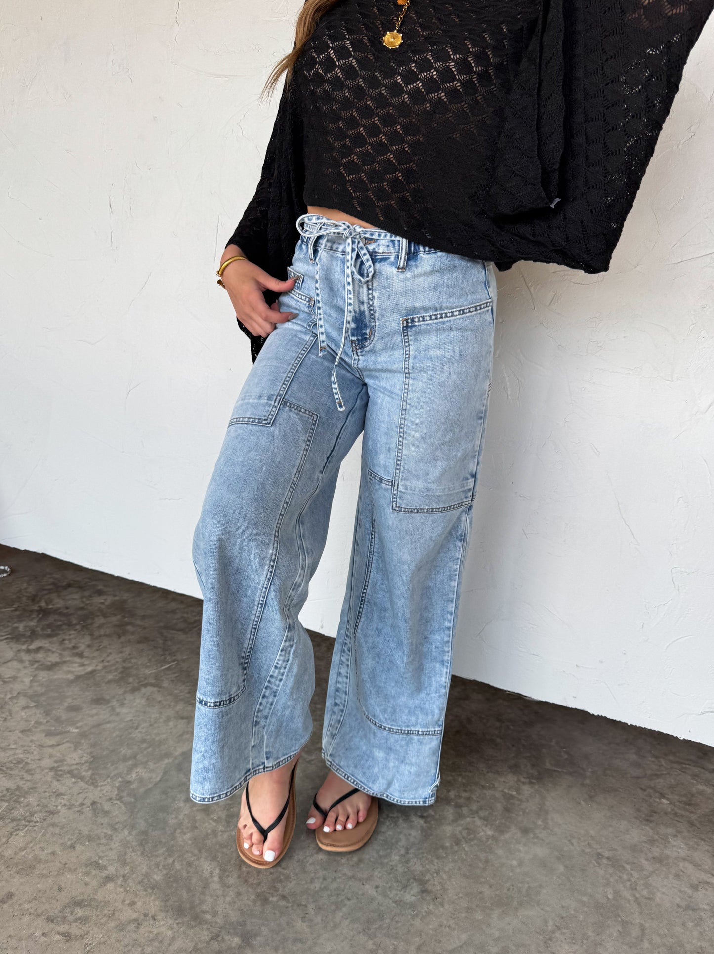 Jovie Tie Waist Denim