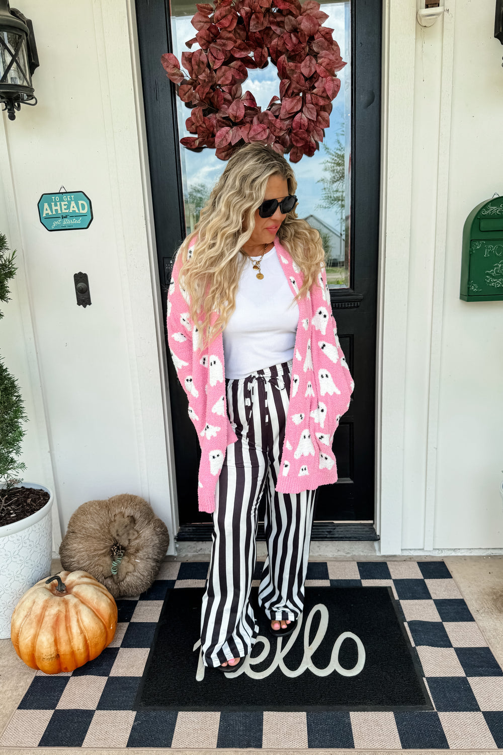 Vertical Stripe Pant
