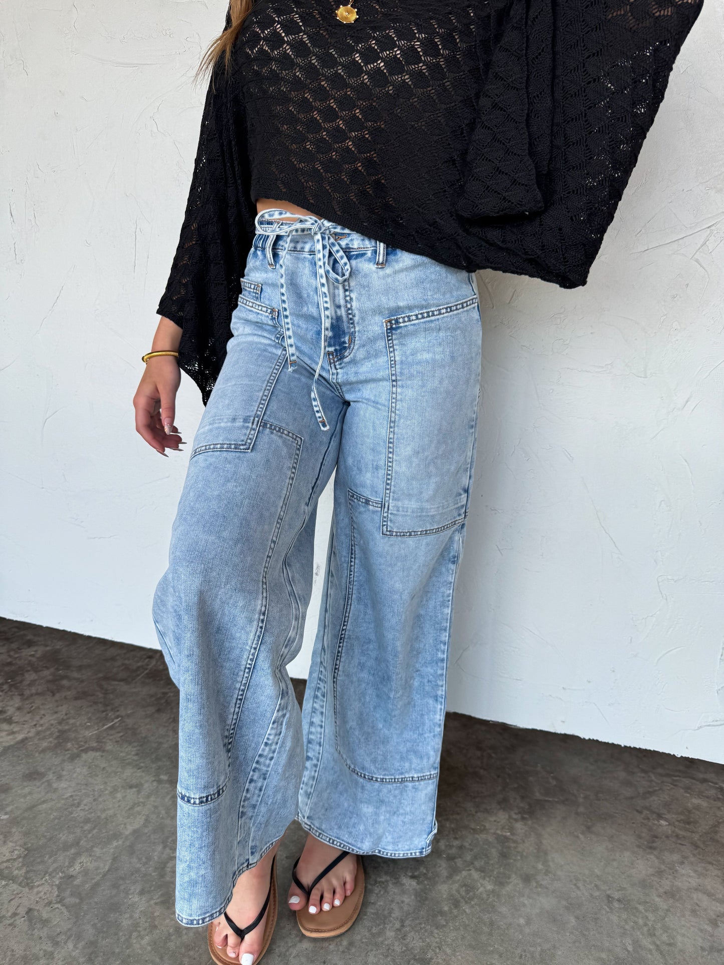 Jovie Tie Waist Denim