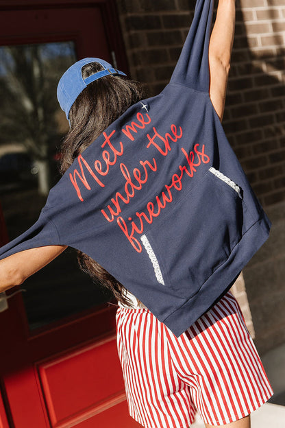 Ampersand Under The Fireworks University Hoodie